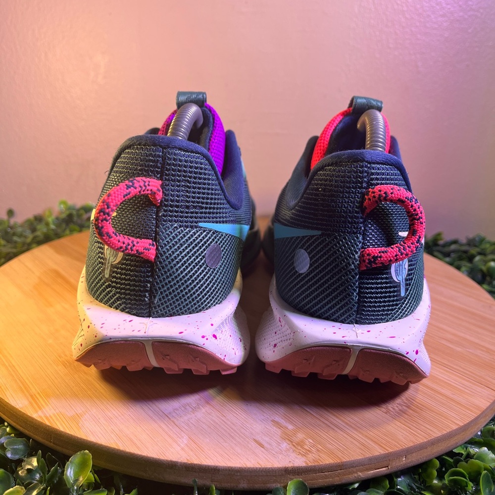 NIKE REACTX PEGASUS TRAIL 5 “ VIVID GRAPE GREEN FROST “ WOMENS SZ 9.5 DV3865-401 - Picture 4 of 9
